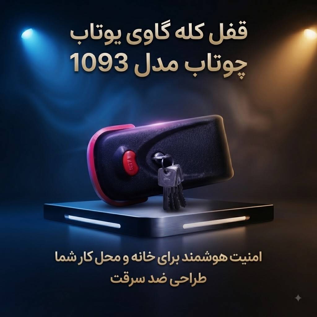 قفل برقی کله گاوی یوتاب مدل 1093