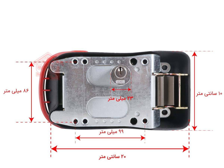 قفل برقی کله گاوی یوتاب مدل 1093